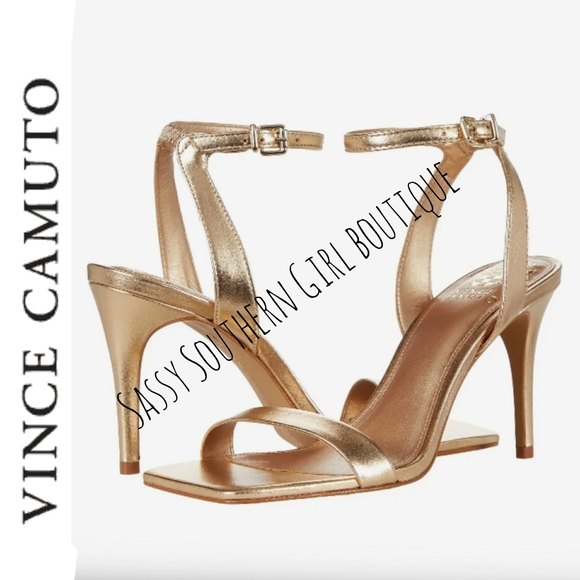 Vince Camuto Shoes - 🆕⭐ Vince Camuto Gold heel sandal